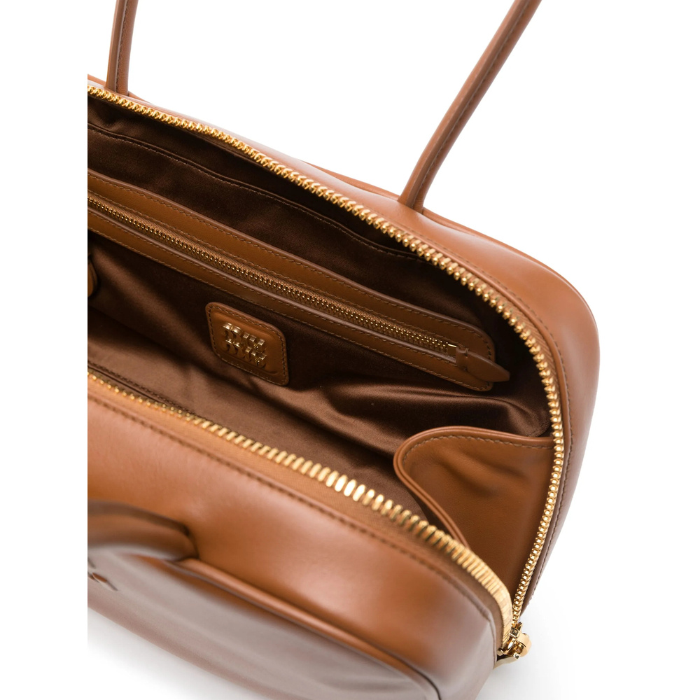 Miu Miu Beau Handbag In Brown