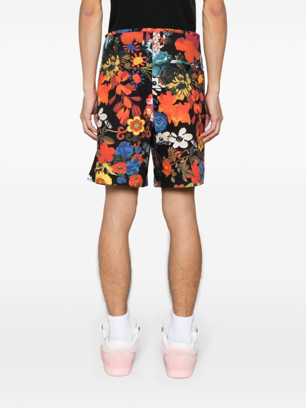 MOSCHINO MOSCHINO FLORAL-PRINTED SHORTS