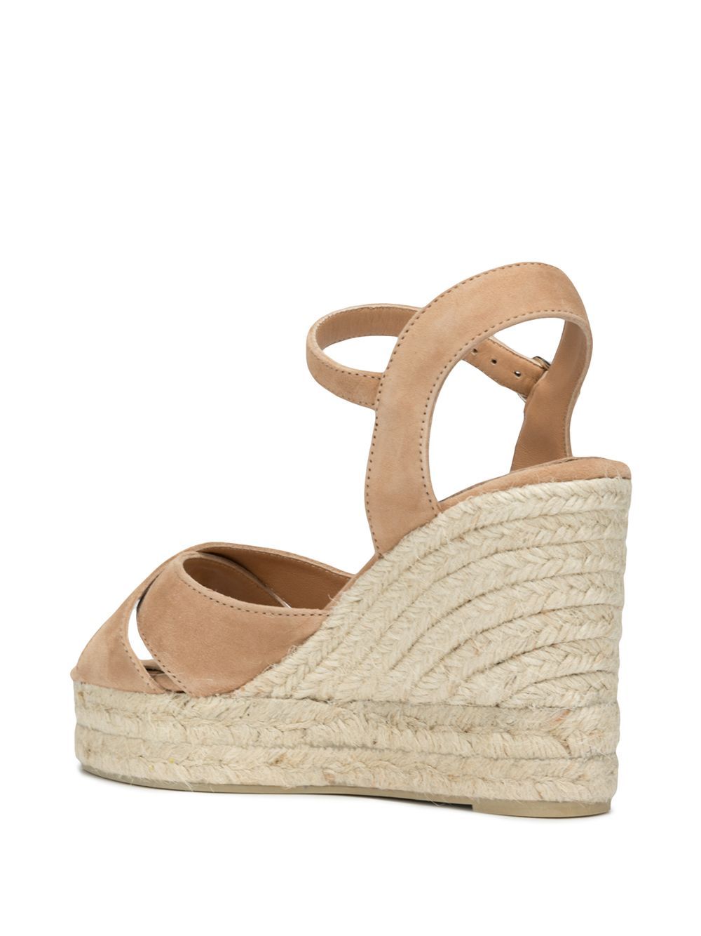 Castaã±er Blaudell Canvas Wedge Espadrille Sandals In Multi