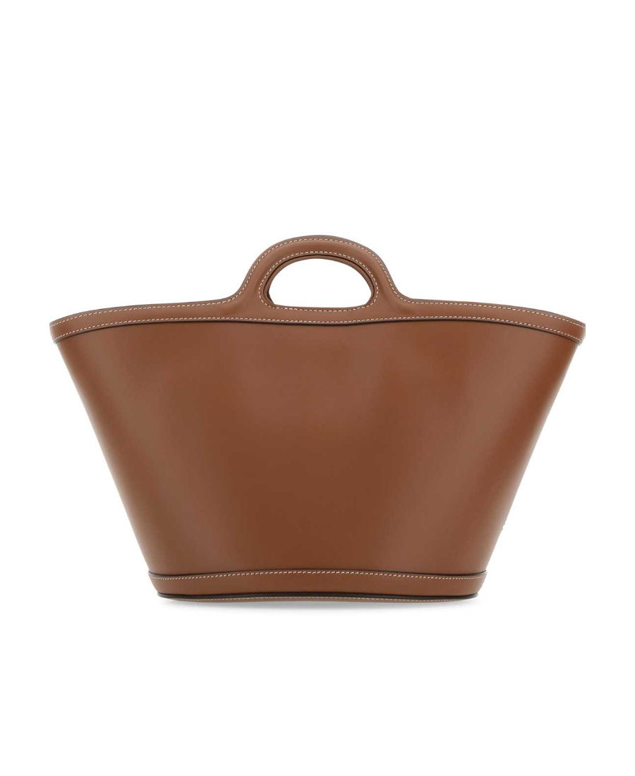 Marni Small Tropicalia Top Handle Bag In Brown