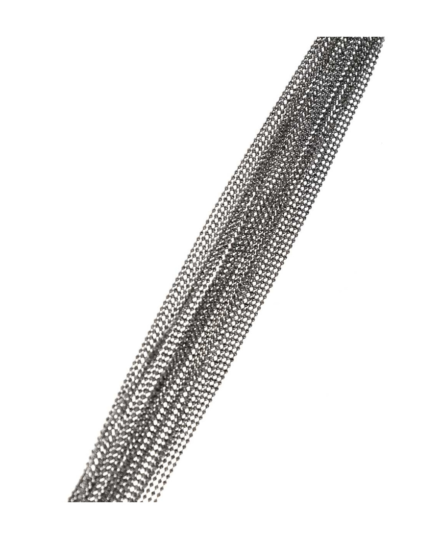 Brunello Cucinelli Monile Necklace In Gray
