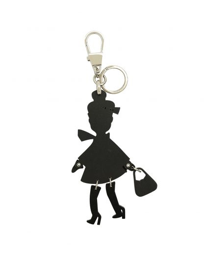 Gucci Doll Key Chain In Brown