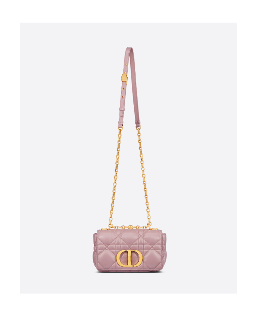 Dior Small Caro Shoulder Bag In Pink