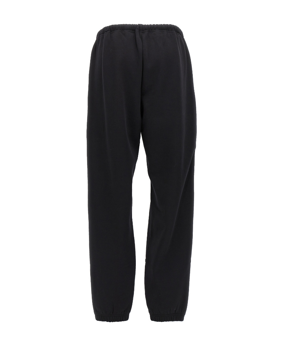 Moncler Shell-trimmed Cotton-jersey Track Pants In Black