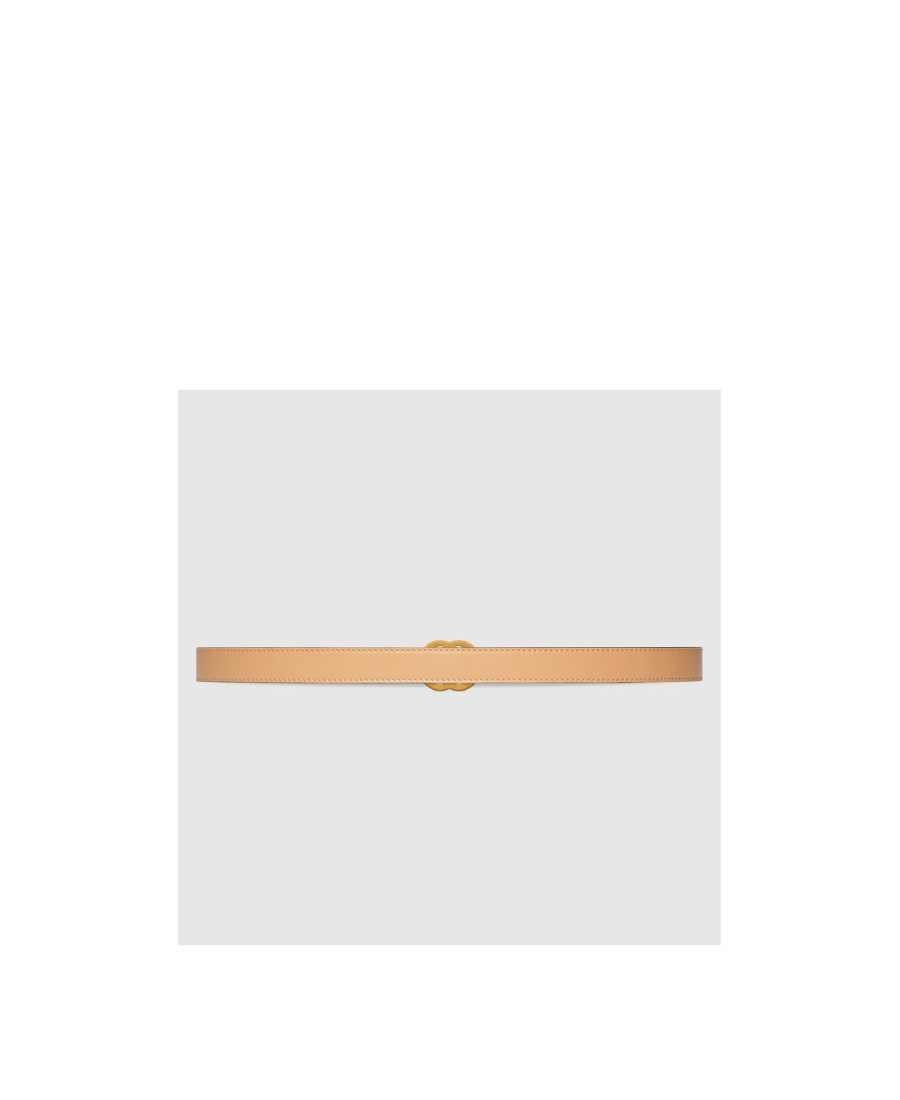 Gucci Gg Marmont Reversible Belt In Nude