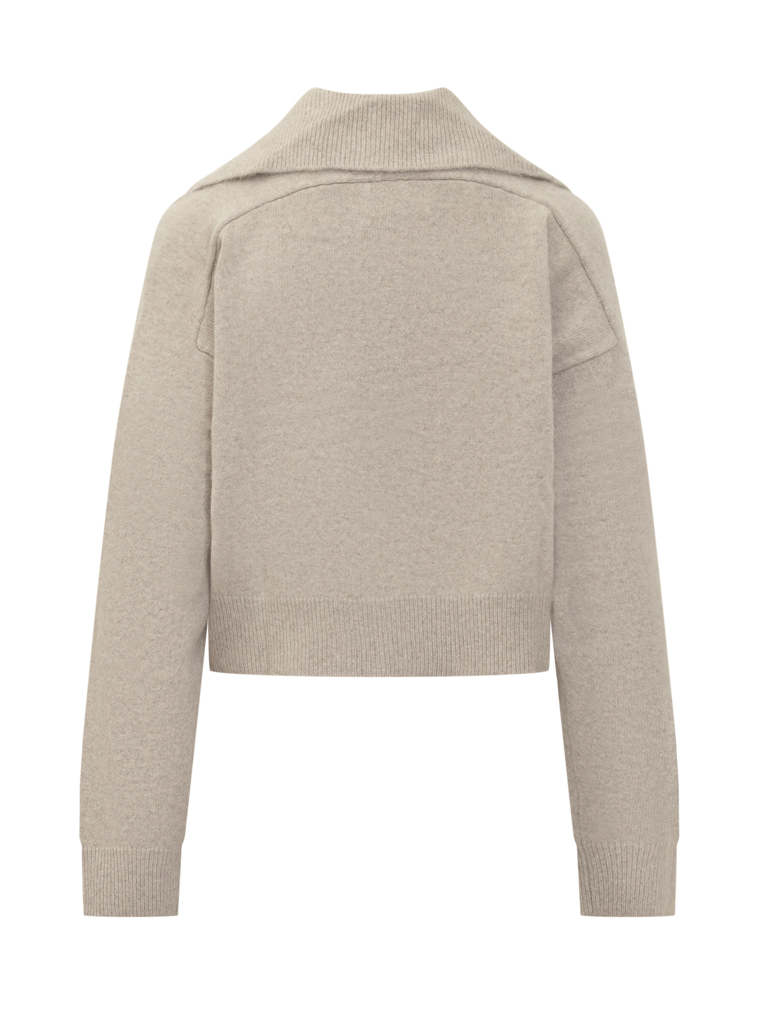 Loulou Studio Lune Boxy Shirt In Virgin Wool In Nude