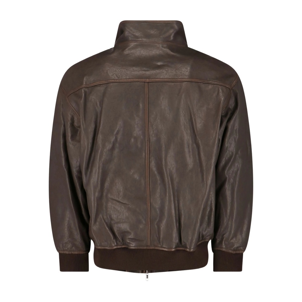 Dunst Leather Outerwear  In Black