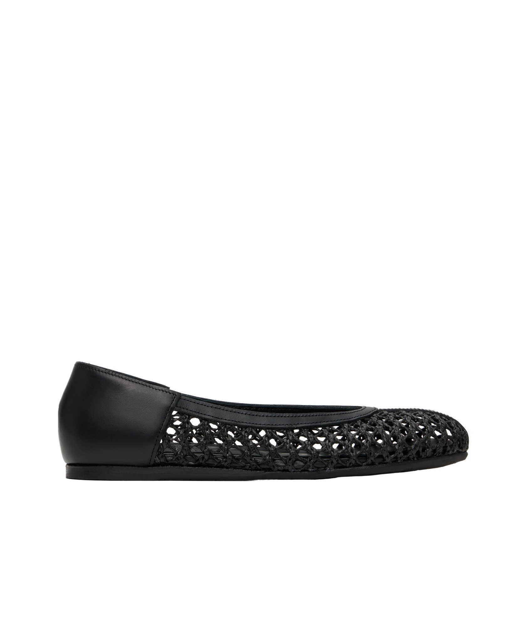 Ancient Greek Sandals Black Aeropi Ballerina Flats In Black