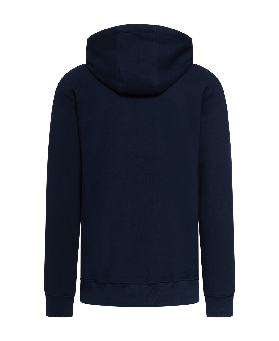 Paul & Shark Logo Hooded Sweater In Black