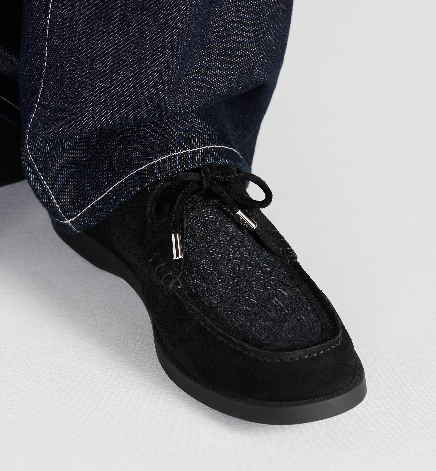 Dior Lacing Short Boots In Black