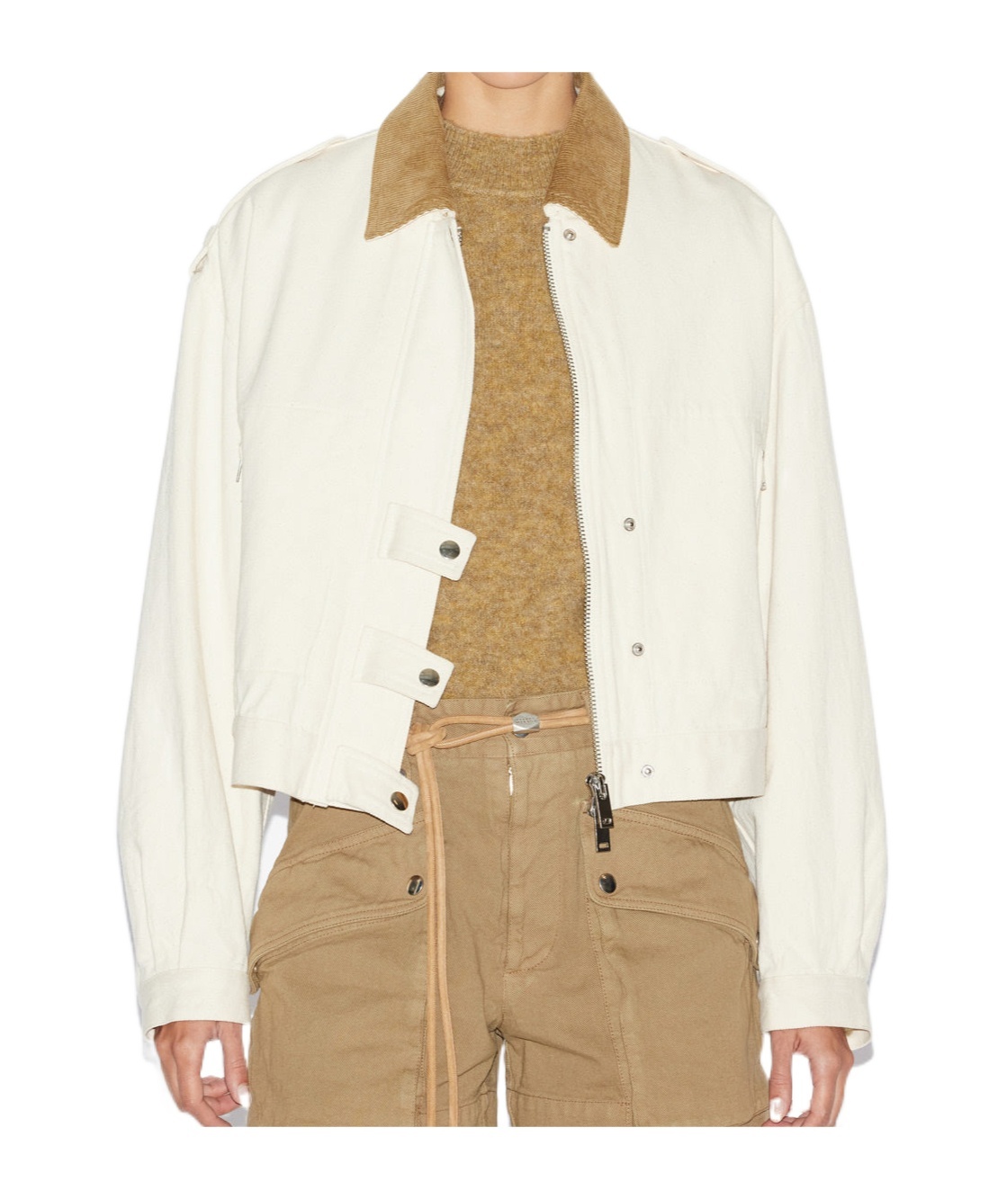 Isabel Marant Étoile Contrasting-collar Jacket In White