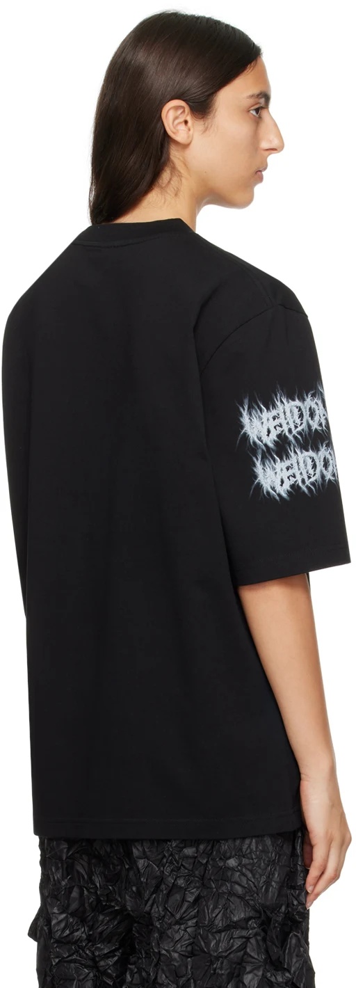 We11 Done Graphic-print Cotton T-shirt In Black