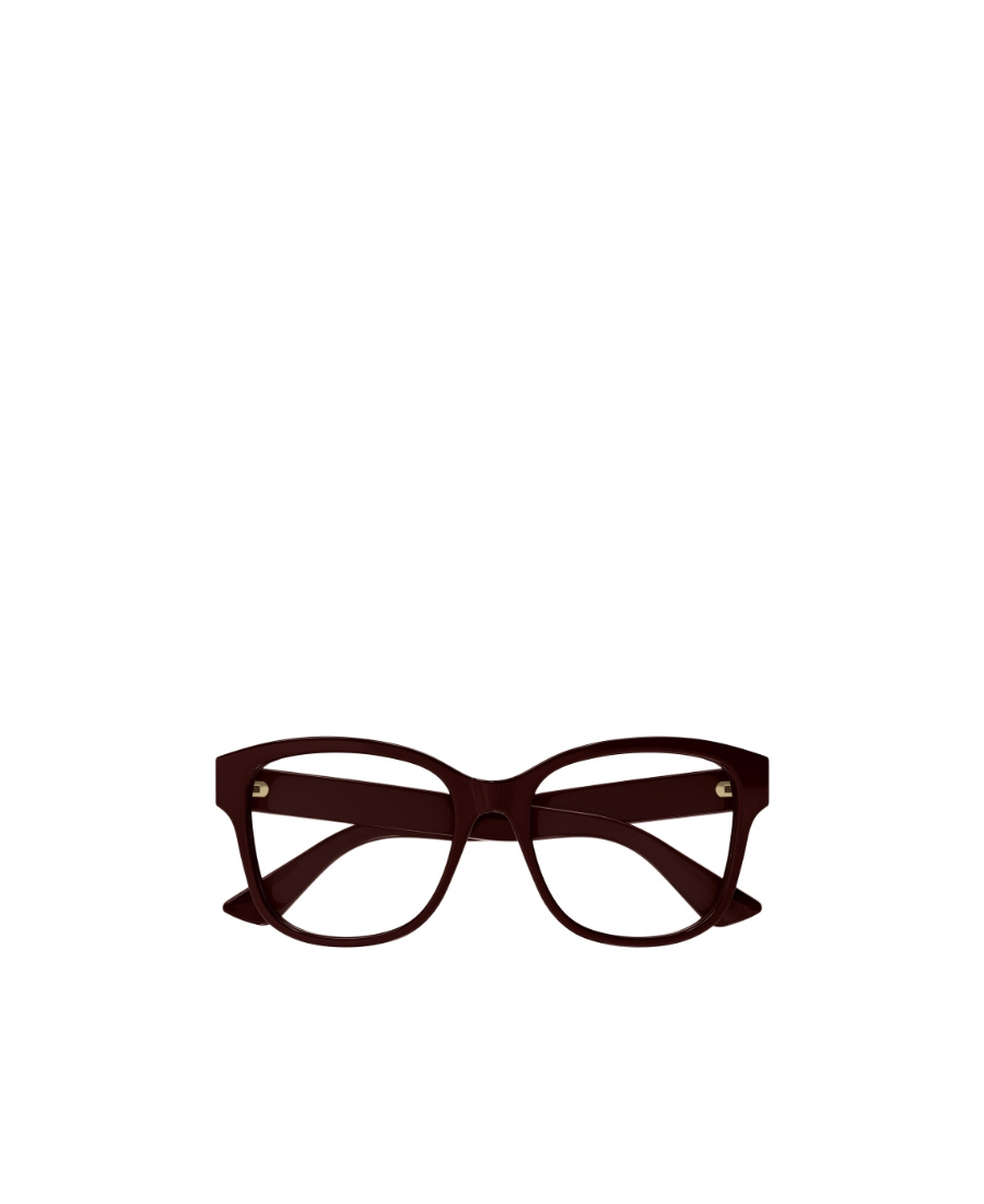 Gucci Eyewear Rectangle Frame Glasses In Brown