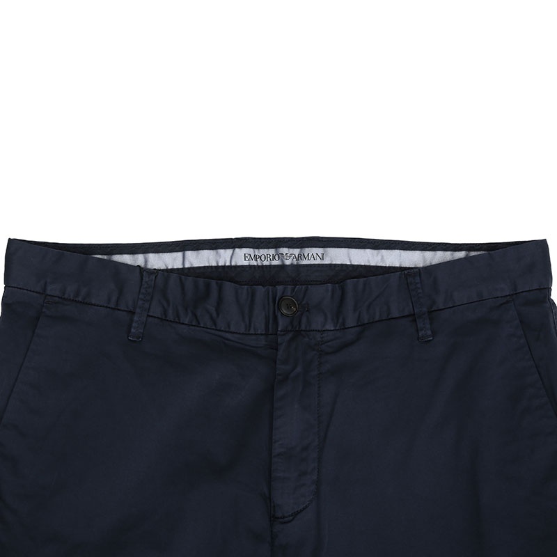 EMPORIO ARMANI LOGO STRAIGHT CASUAL PANTS