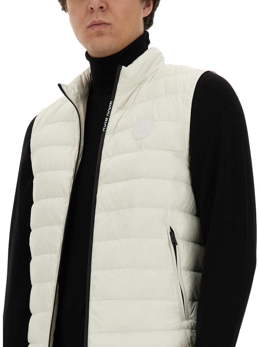 Woolrich Sundance Padded Gilet In White