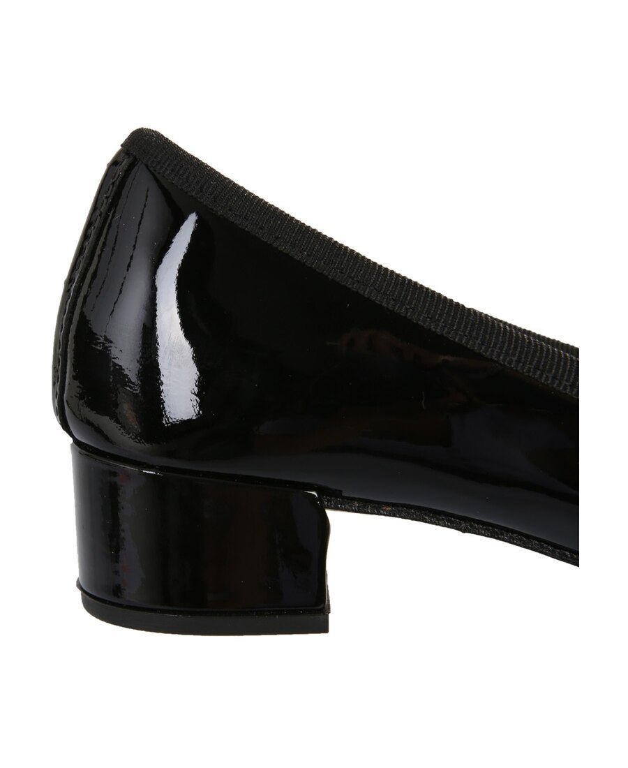 Repetto Camille Flat Ballets With Leather Sole In Black