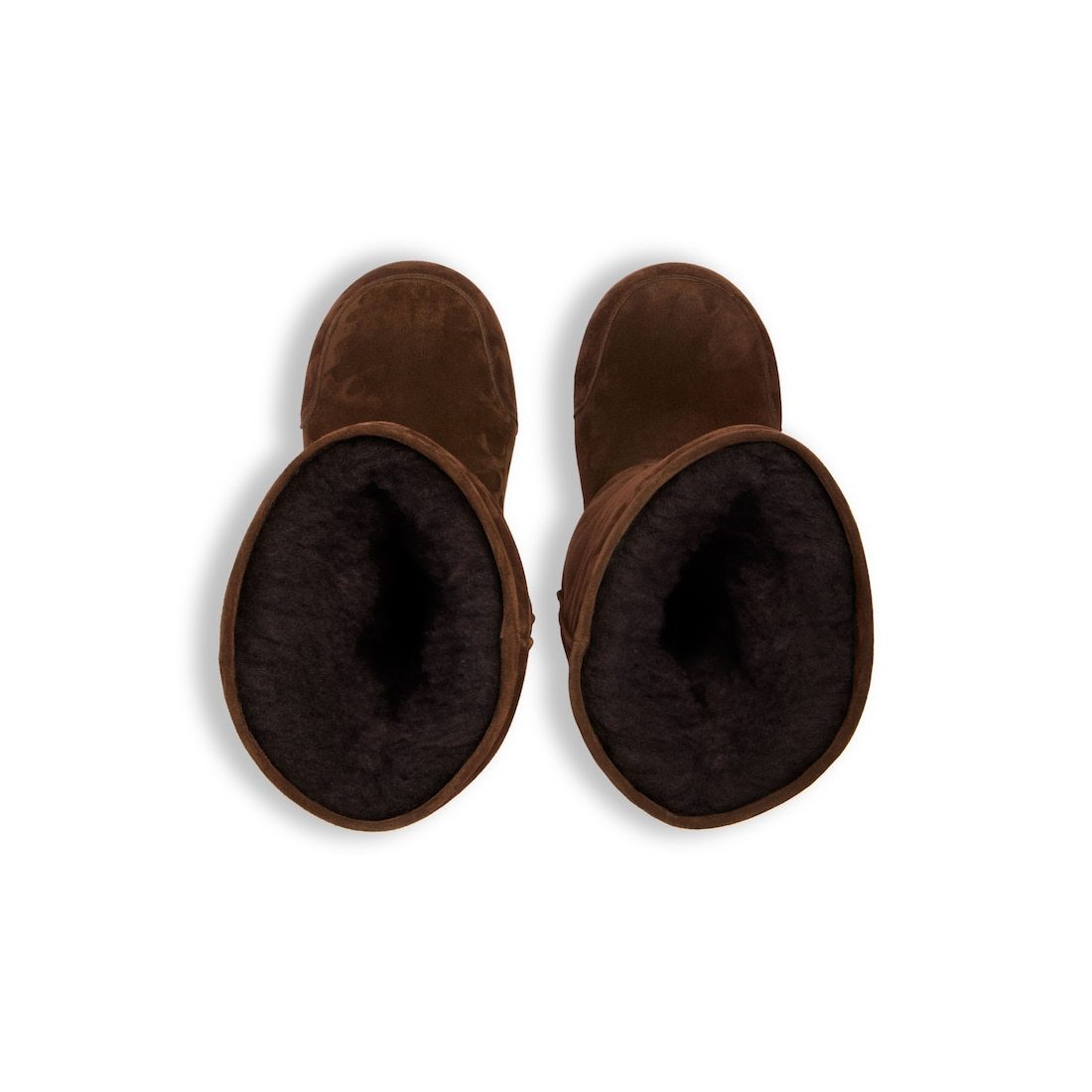 Balenciaga Women's Alaska Fur High Boot In Light Espresso In Brown