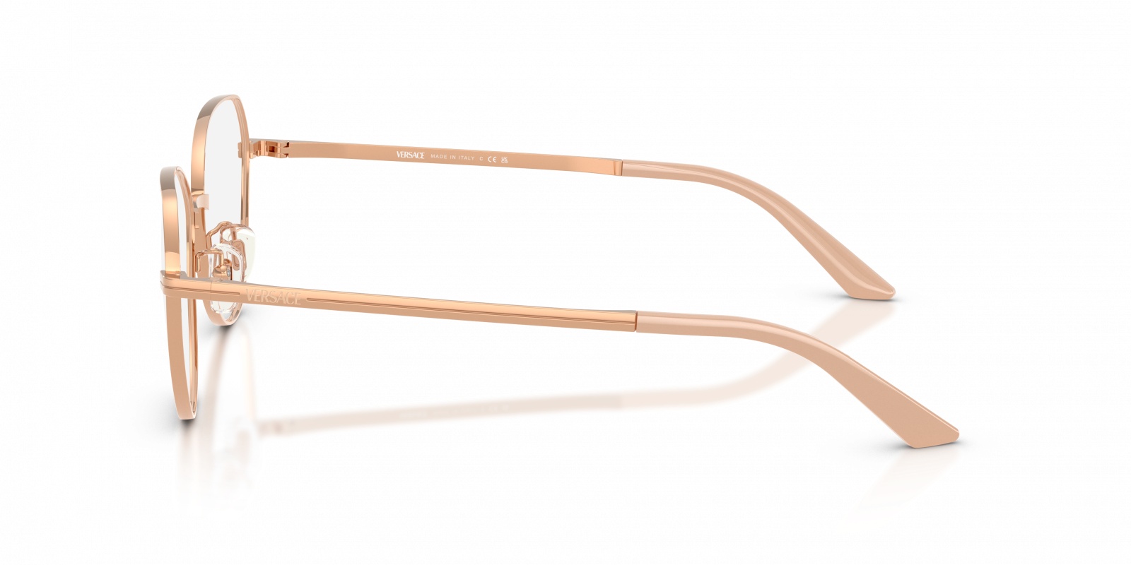Versace Full Frame Plain Mirror In Gold