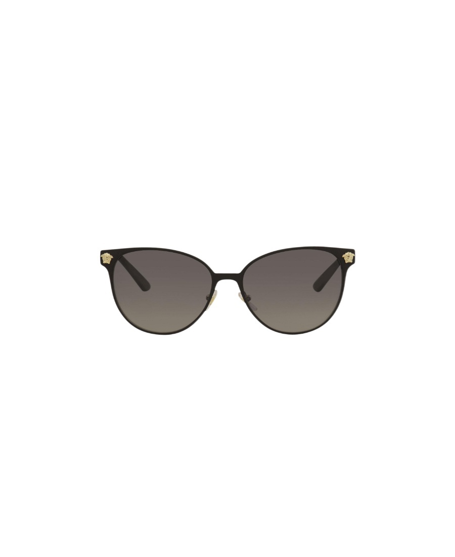 Versace Eyewear Round Frame Sunglasses In Black