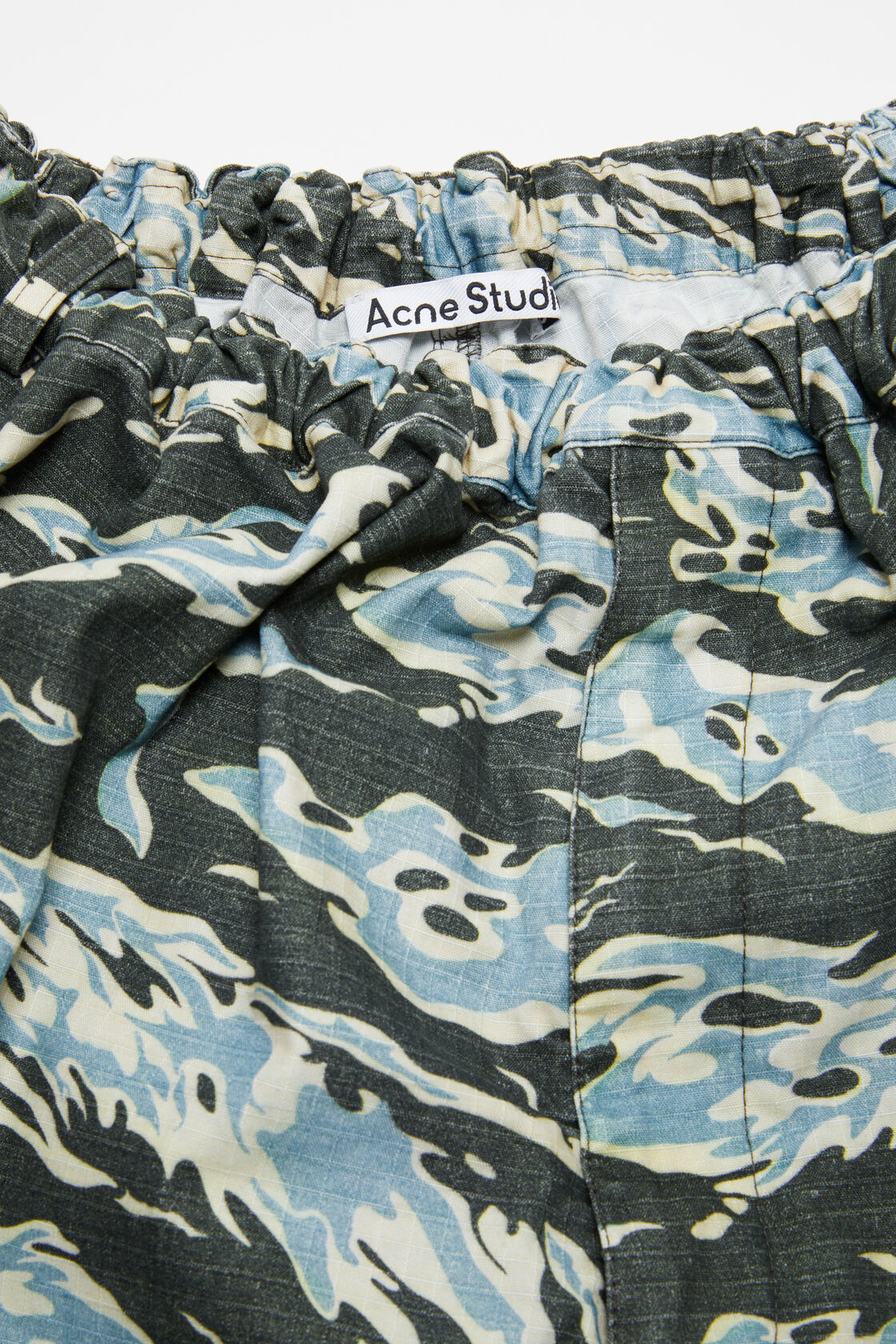 Acne Studios Printed Shorts In Black