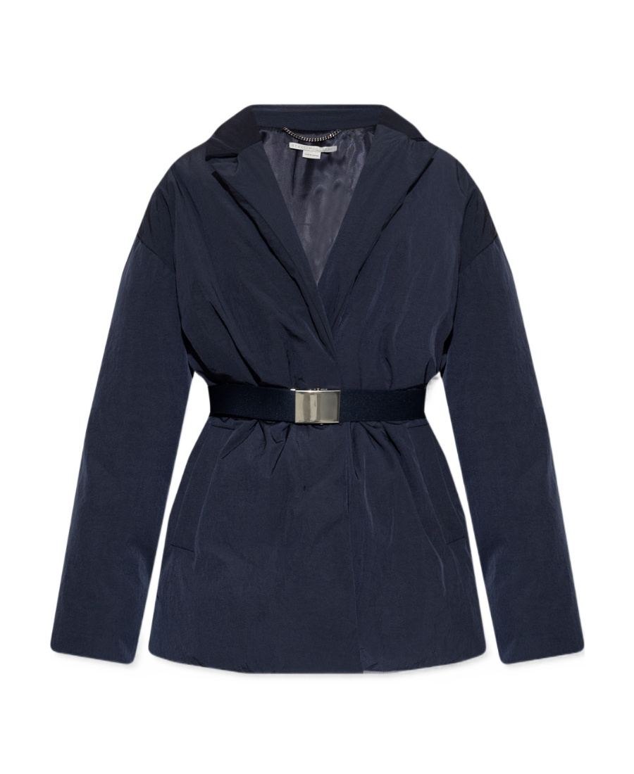 Stella Mccartney Logo Casual Jacket In Black