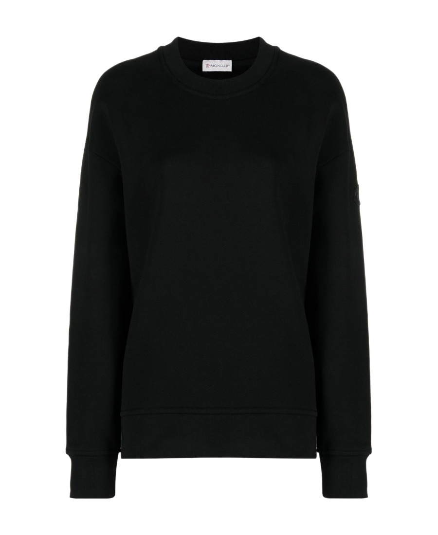 Moncler Logo-print Sweatshirt In Black