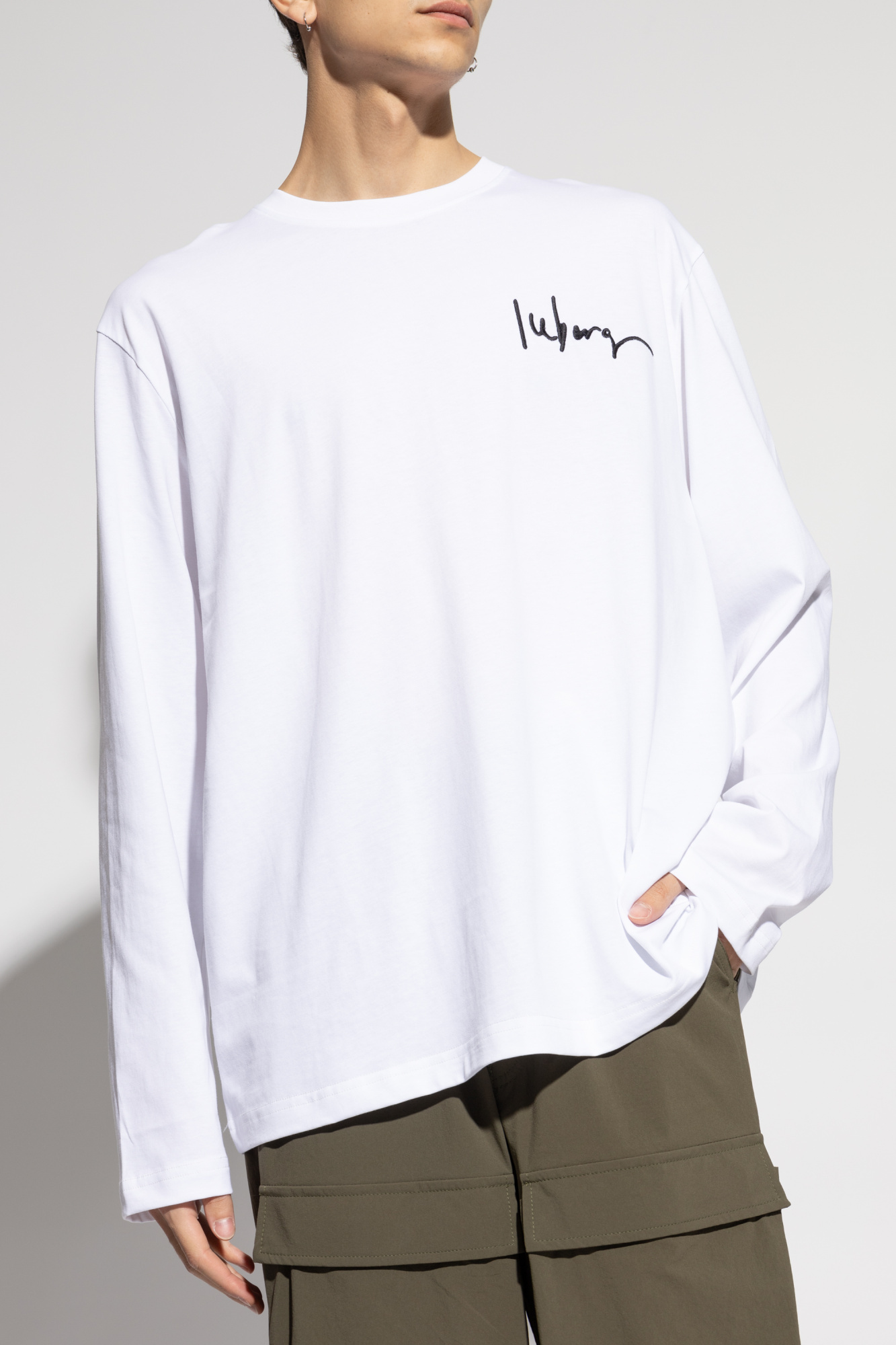 Shop Iceberg Branded T-shirt In White