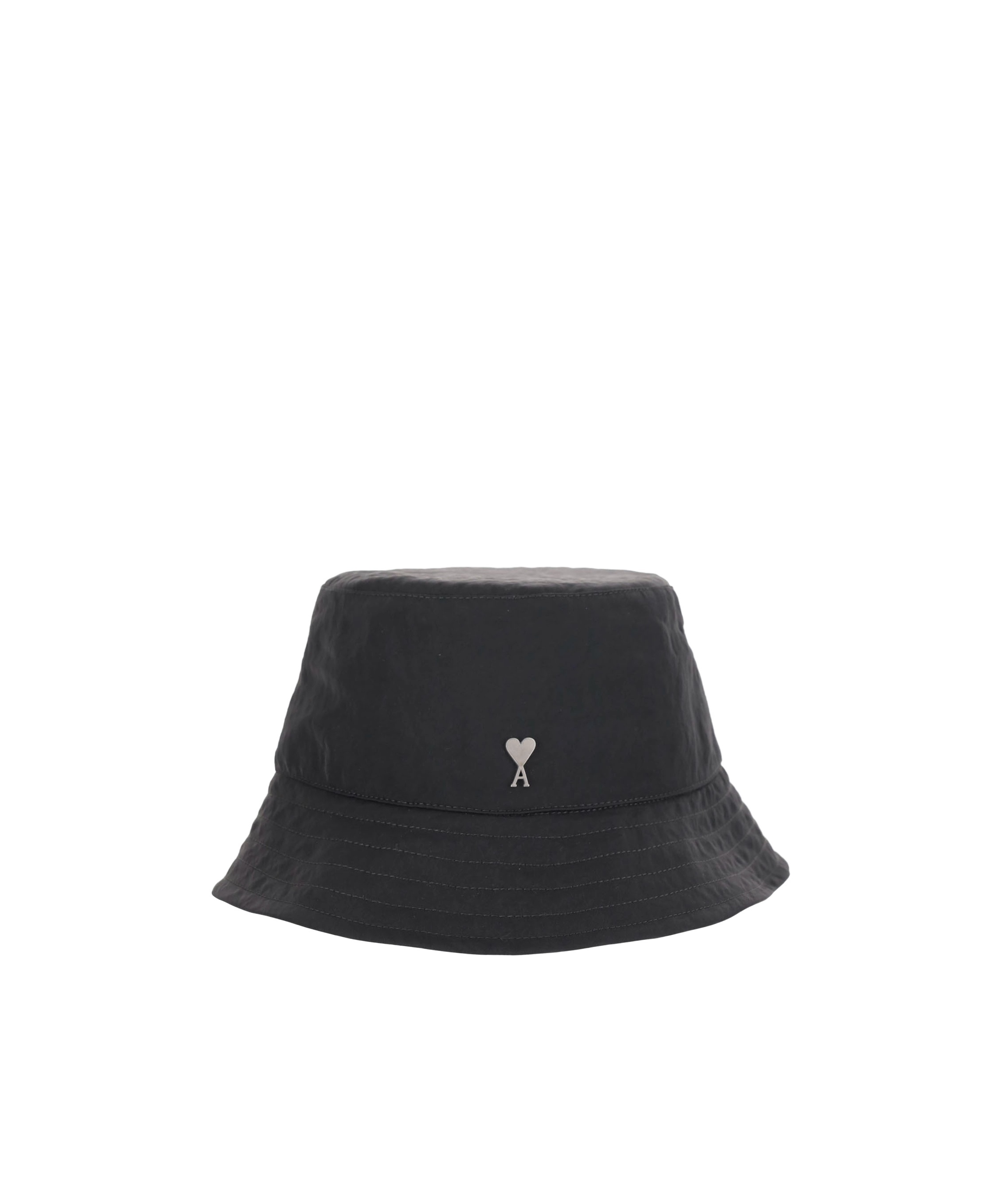 Ami Alexandre Mattiussi Logo Bucket Hat In Gray
