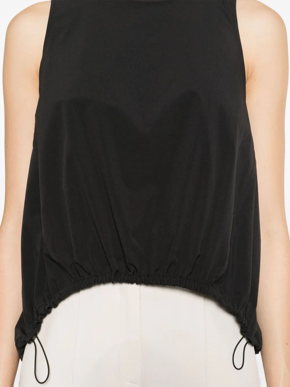 Herno Puffer Tank Top In Black