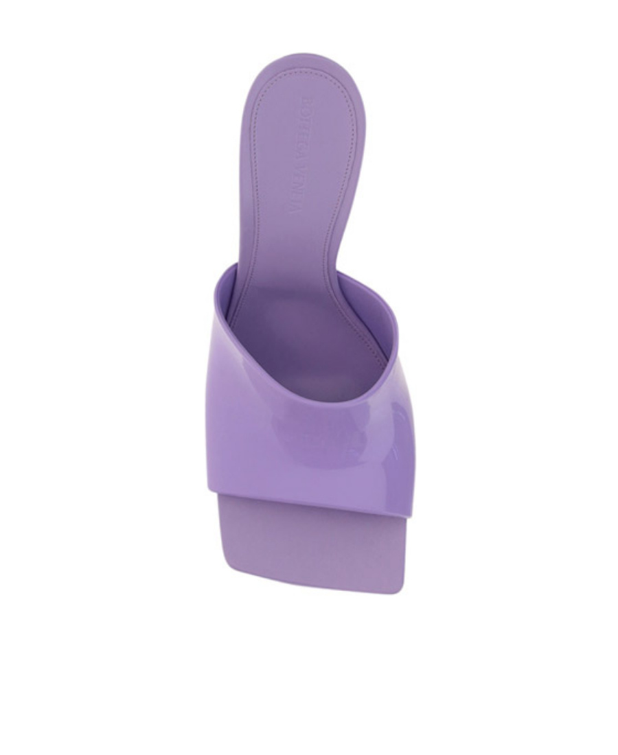 Bottega Veneta Lilac Pvc Stretch Mules In Purple