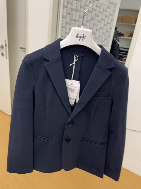 Il Gufo Long-sleeved Suit Coat In Black