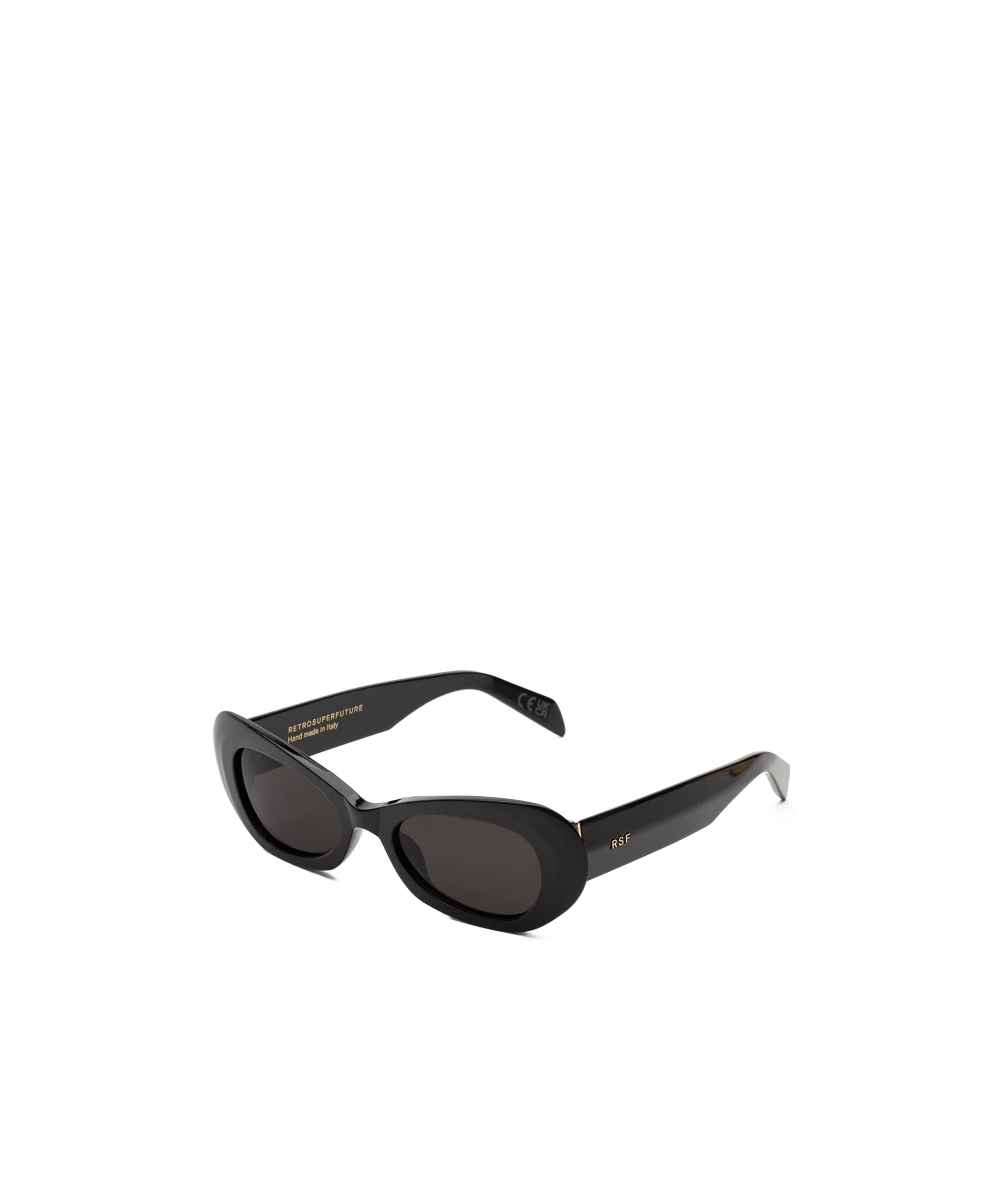 Retrosuperfuture Geometric Frame Sunglasses In Black