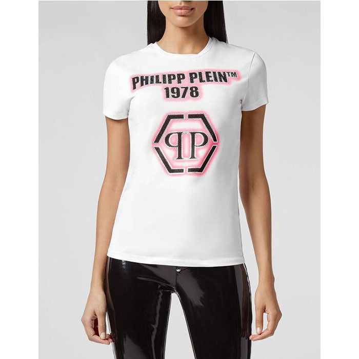 Philipp Plein Logo Details T-shirt In White