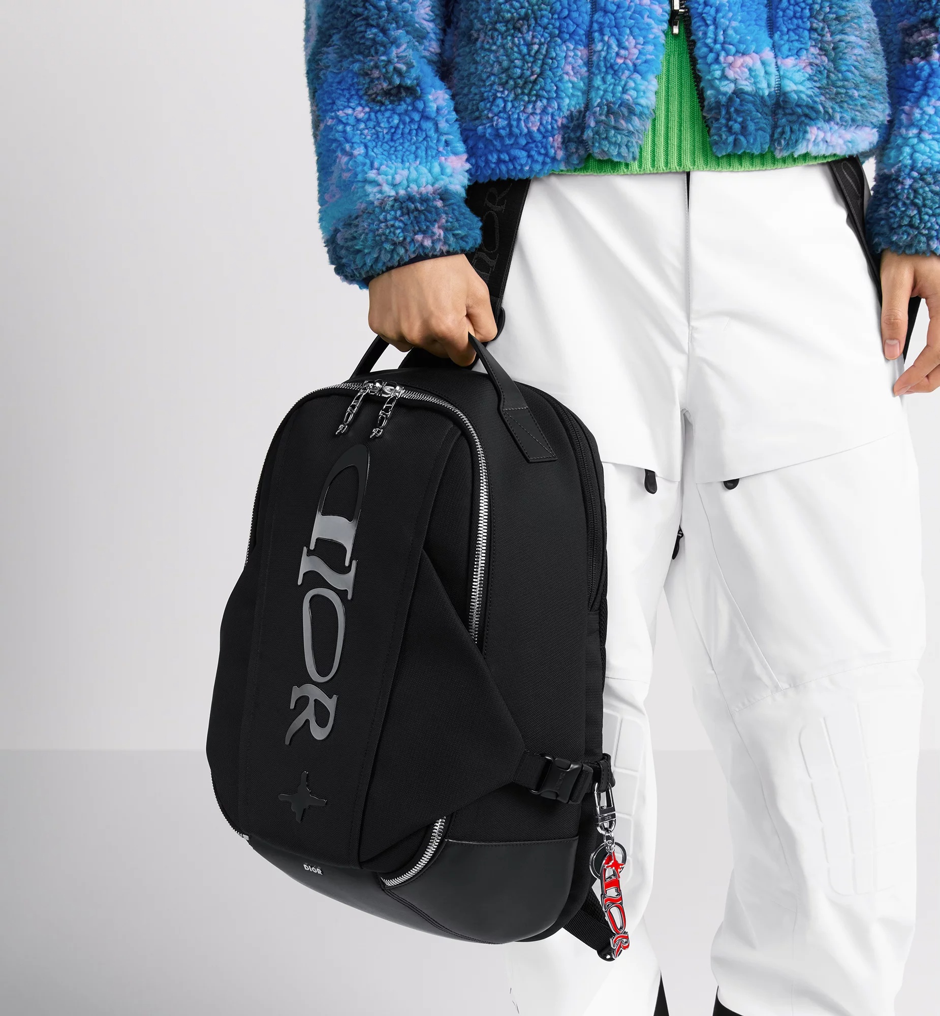 Dior Logo Backpack In Black