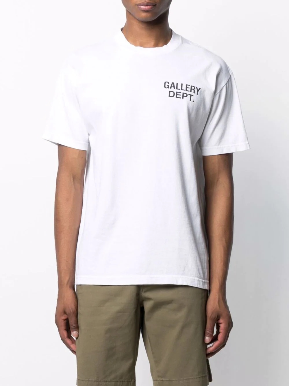 Gallery Dept. Gallery Dept Mens White French Branded-print Cotton-jersey T-shirt In White