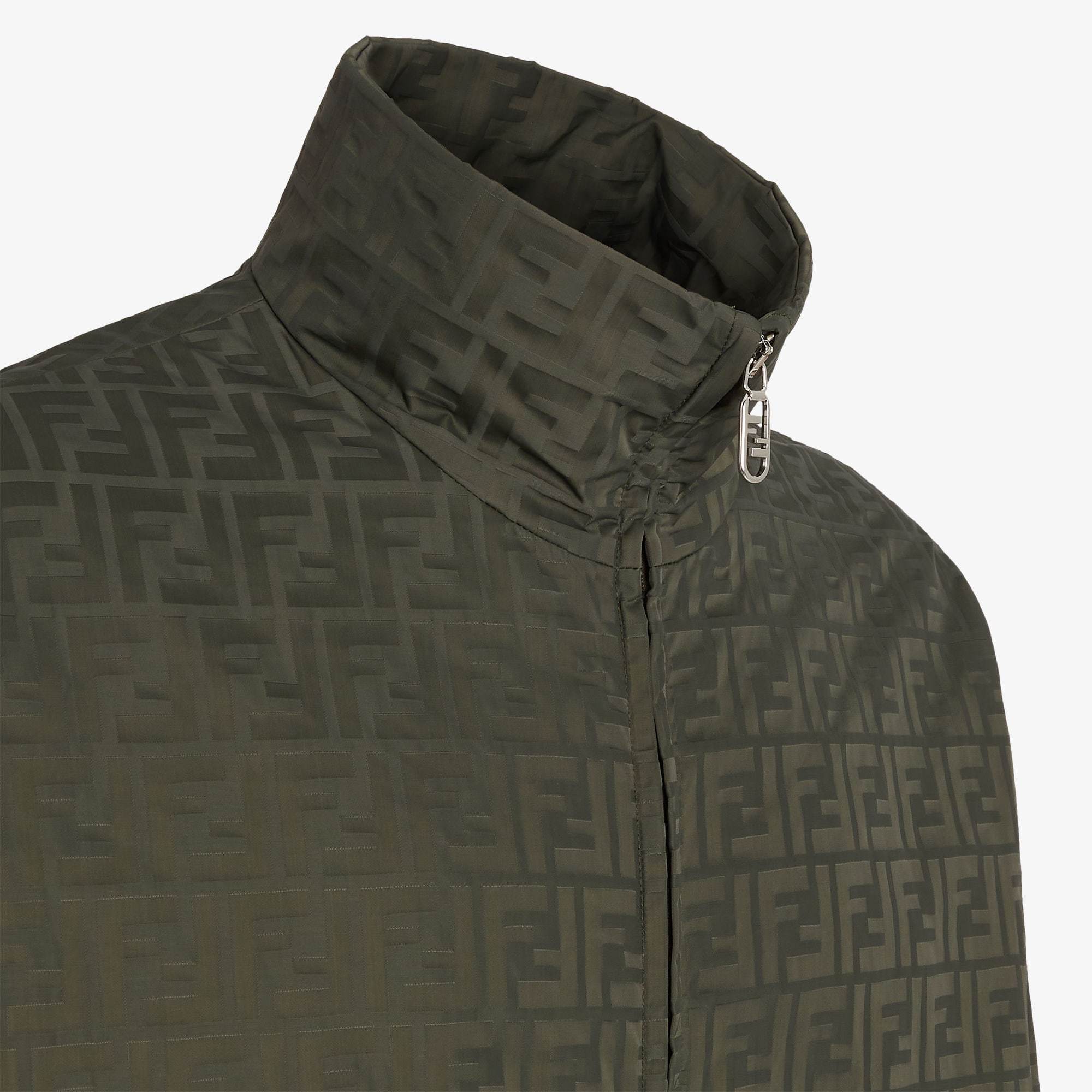 Fendi Long-sleeved Pilot Jacket In Green
