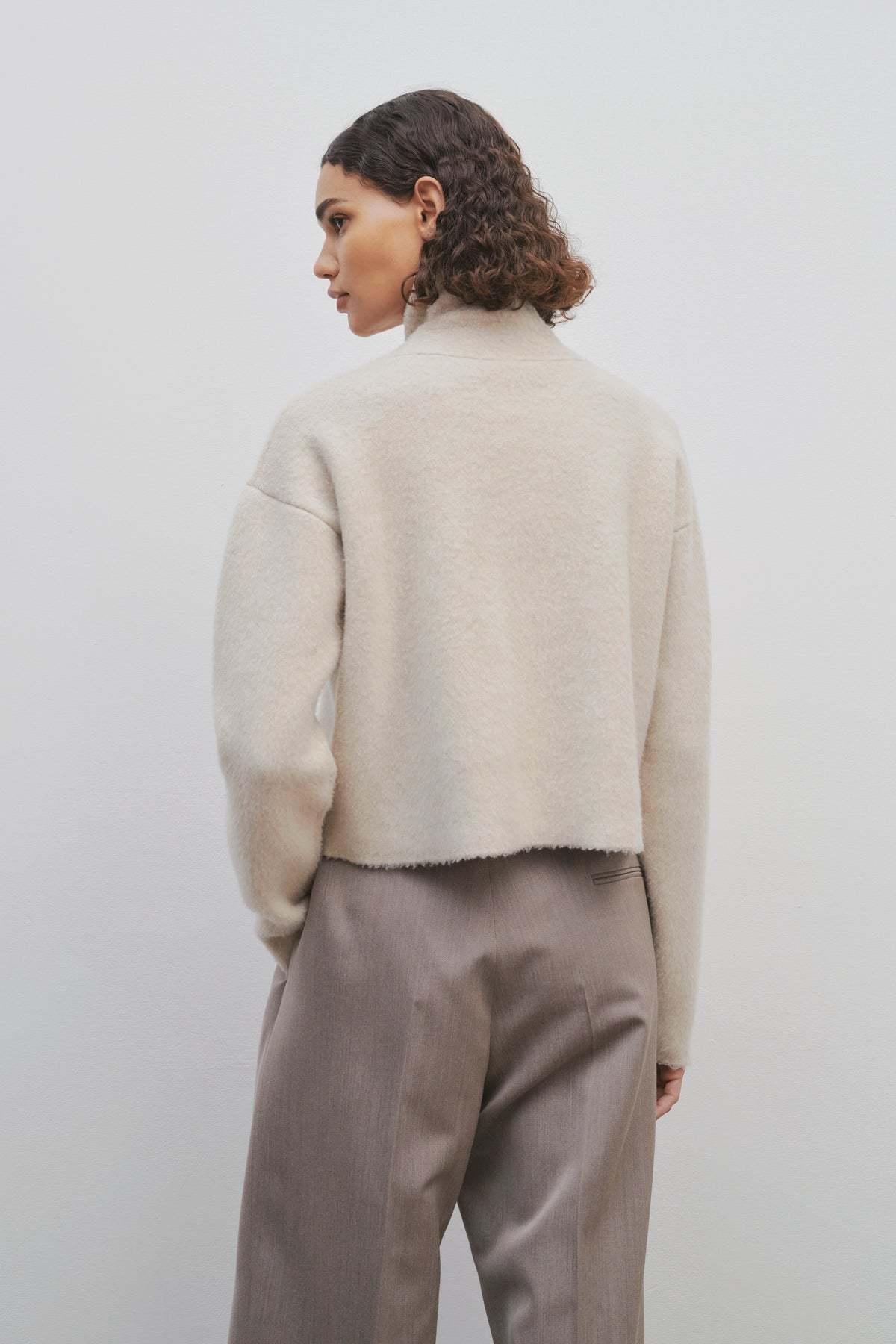 The Row Erise Wool Sweater In Nude