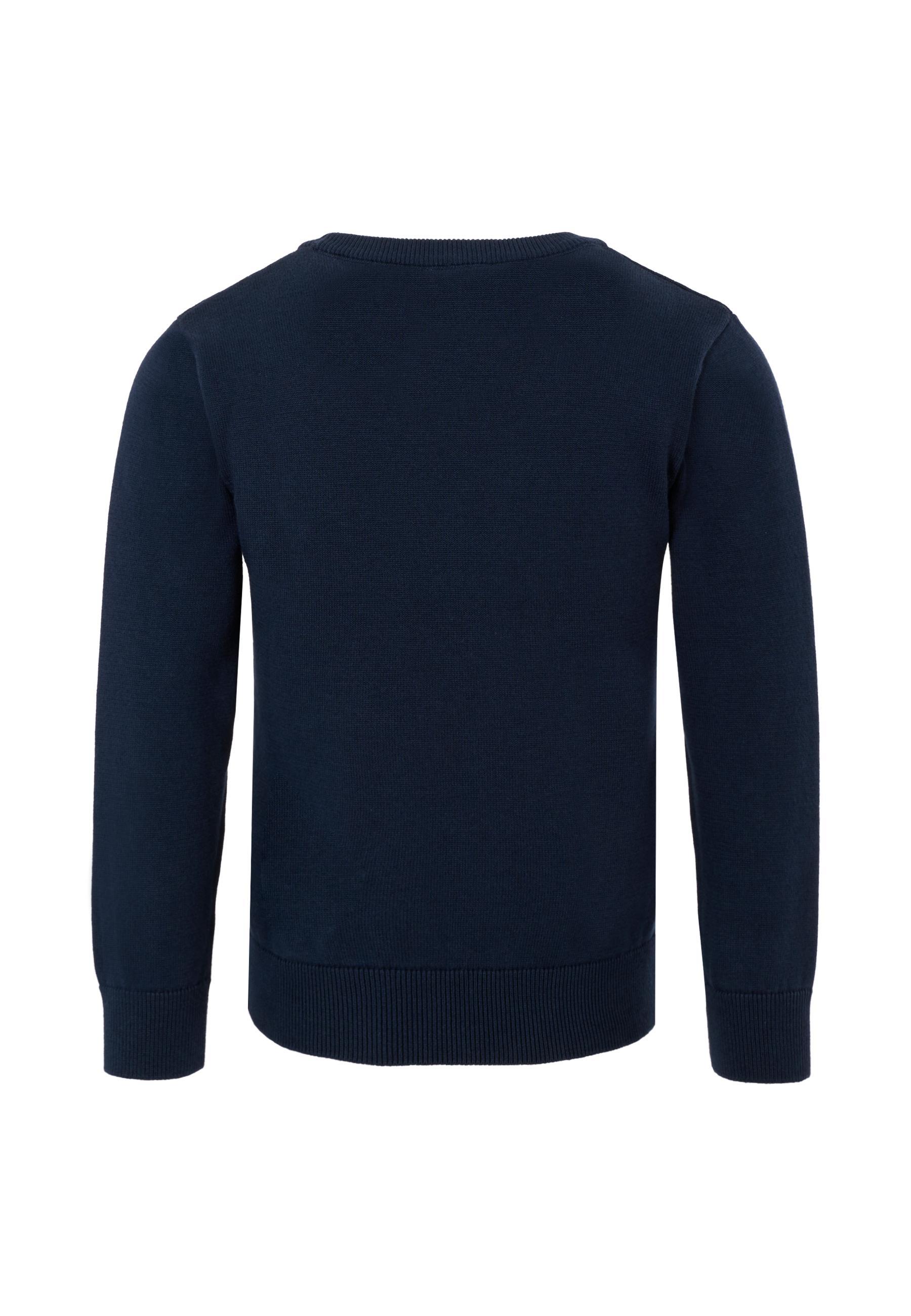 Hugo Boss Long-sleeved Sweater In Blue