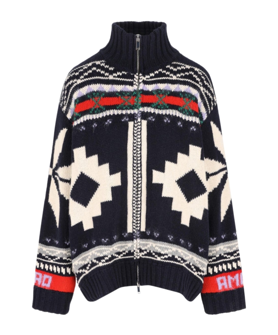 Giada Benincasa Ciao Amore X Franz Kraler Knitted Cardigan In Blue