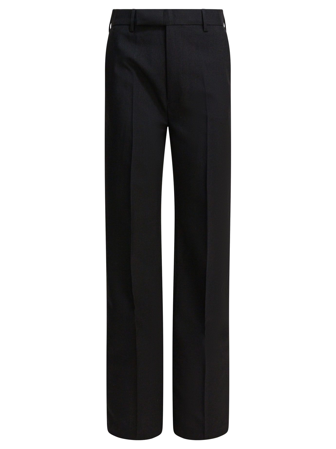 Rick Owens Belt Loop Casual Pants In Black