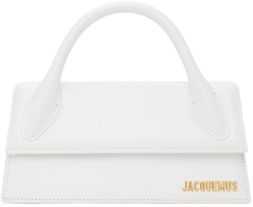 Shop Jacquemus Le Chiquito Long Tote Bag In White