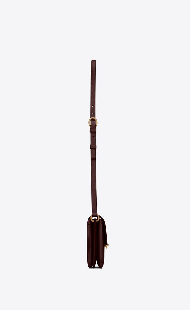 Saint Laurent Le Maillon Crossbody Bag In White