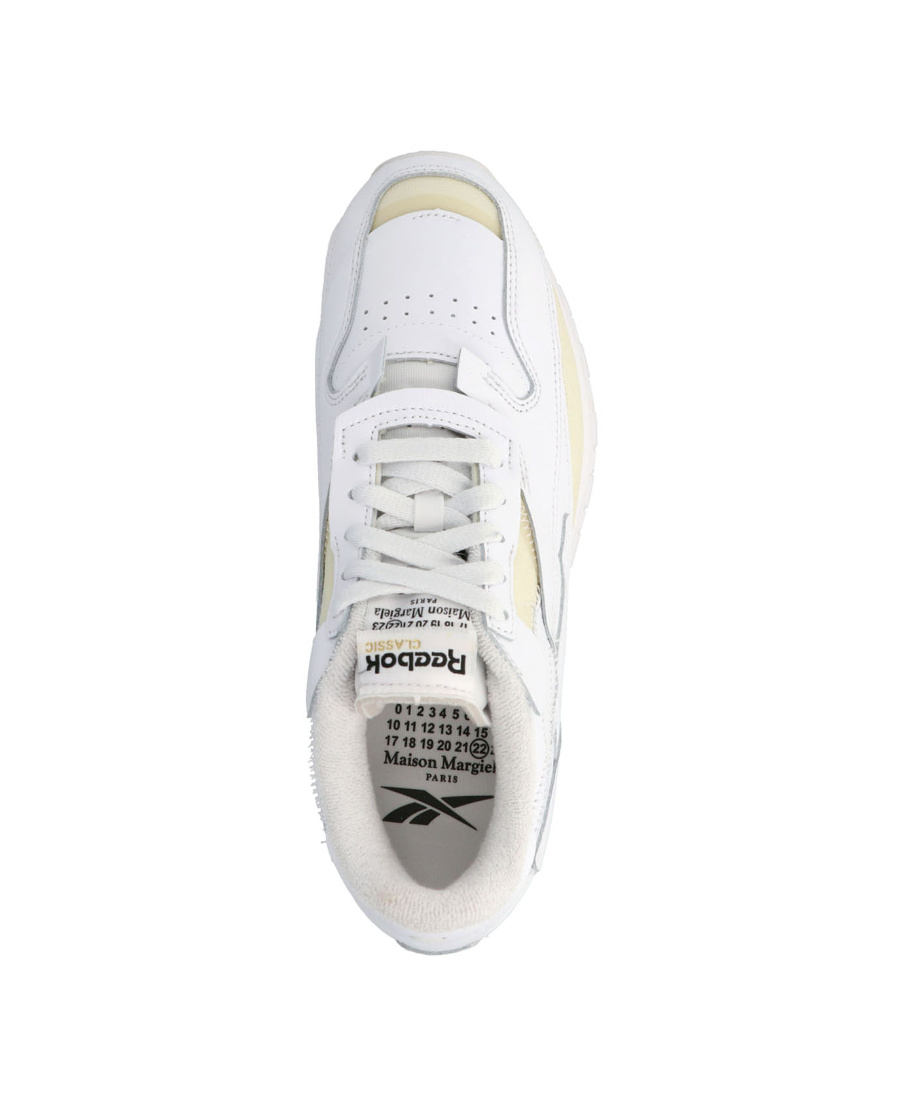 Maison Margiela X Reebok Club C Memory Of Shoes Sneakers Unisex White In White