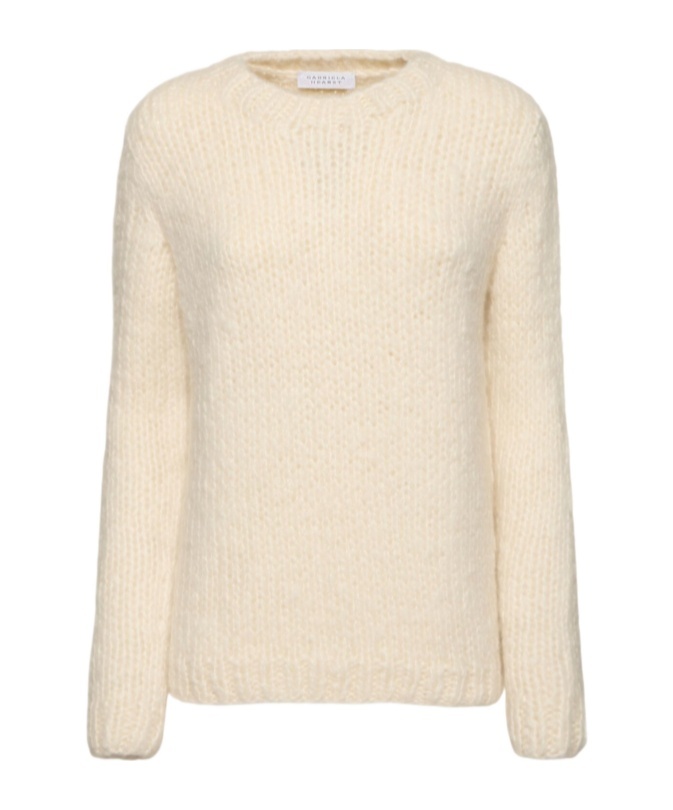 Gabriela Hearst Round-neck And Long-sleeved Sweater
