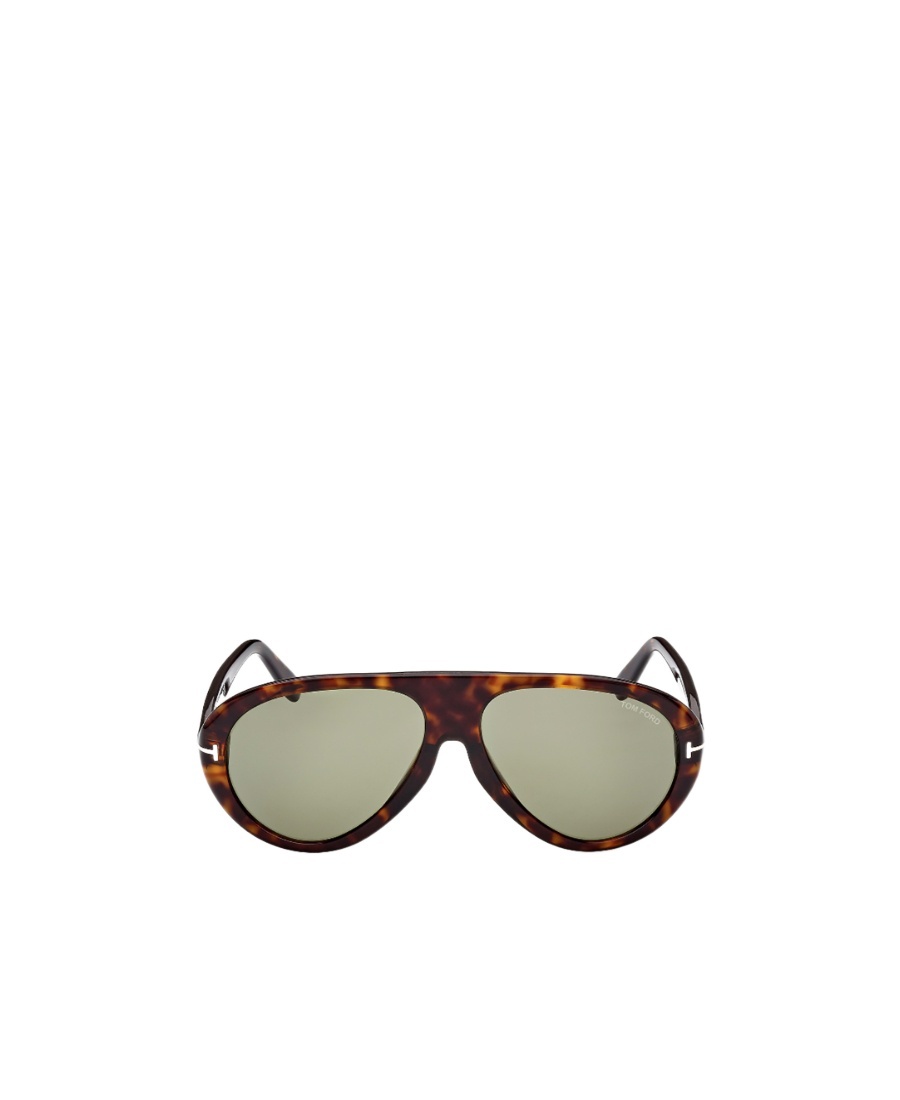 Tom Ford Tortoiseshell Pilot-frame Glasses In Brown