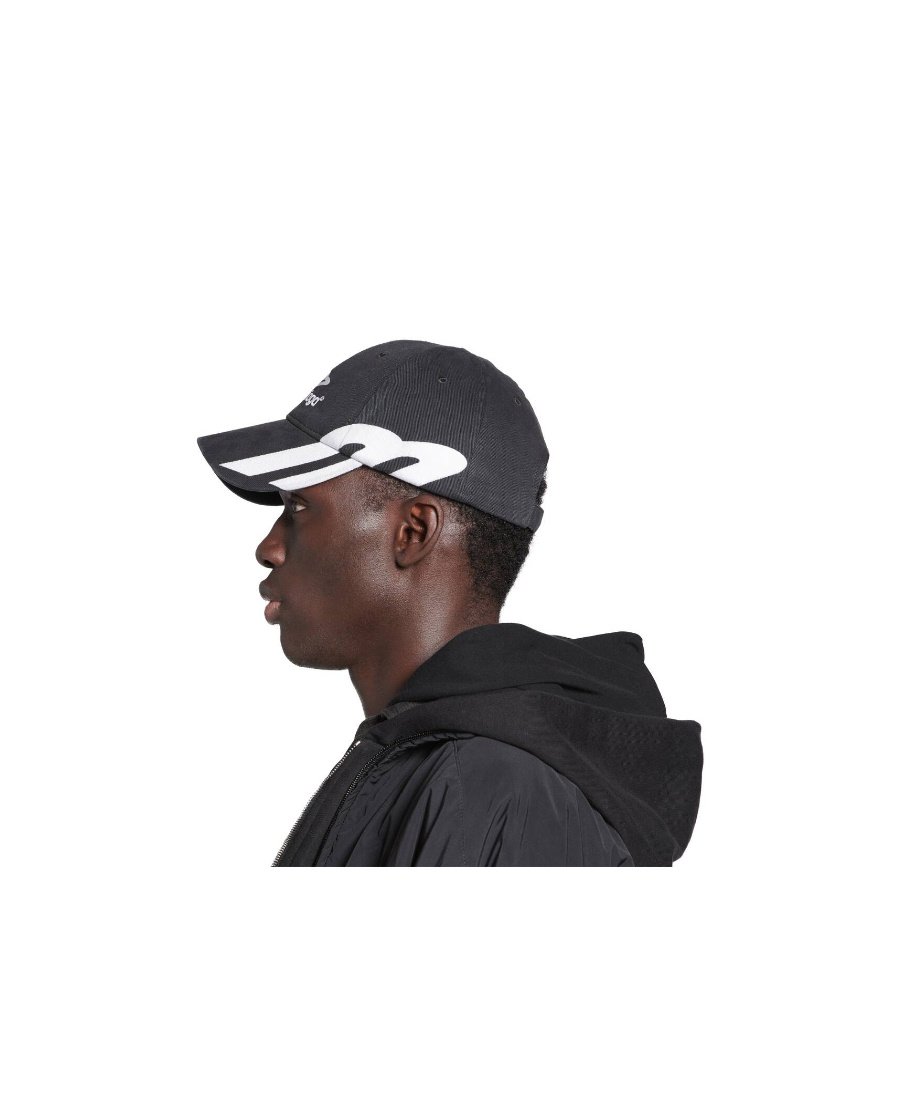 Balenciaga 3b Sports Icon Logo-embroidered Cap In Black Balenciaga 3b Sports Icon Logo-embroidered Cap In Black