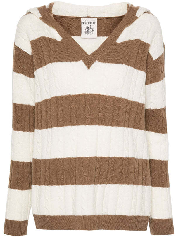 SEMICOUTURE STRIPED SWEATER