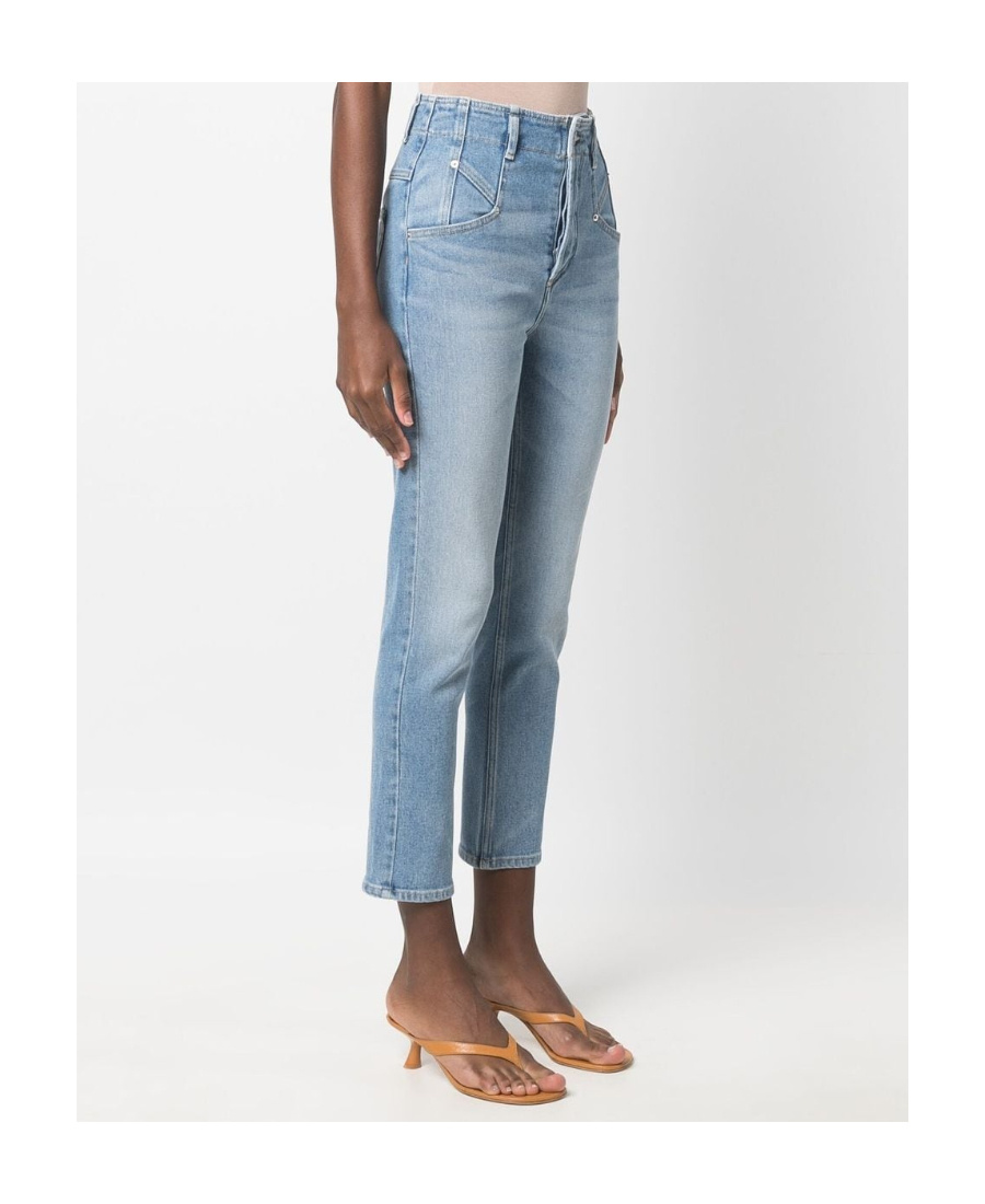 Isabel Marant Niliane High-rise Slim Jeans In Blue