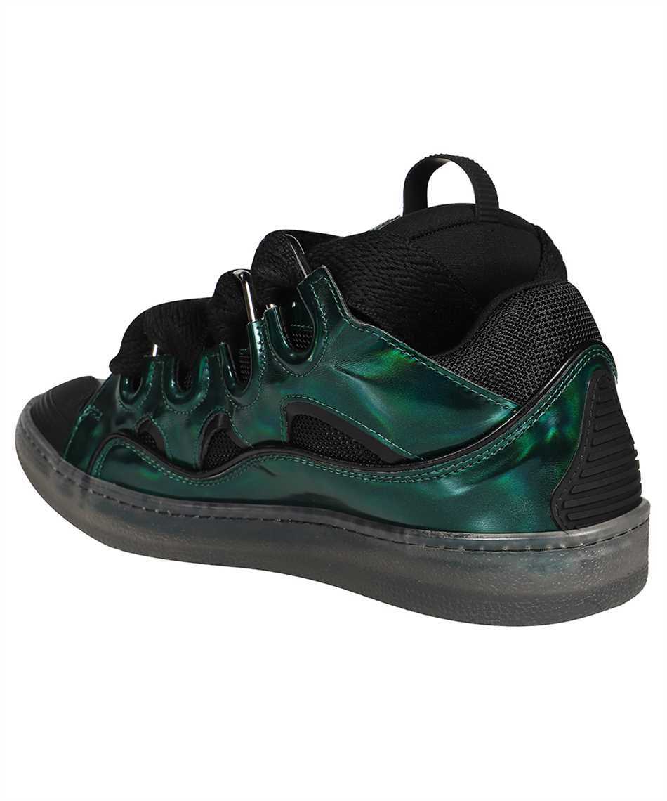 Lanvin Basses Curb Xl Leather Sneaker In Black