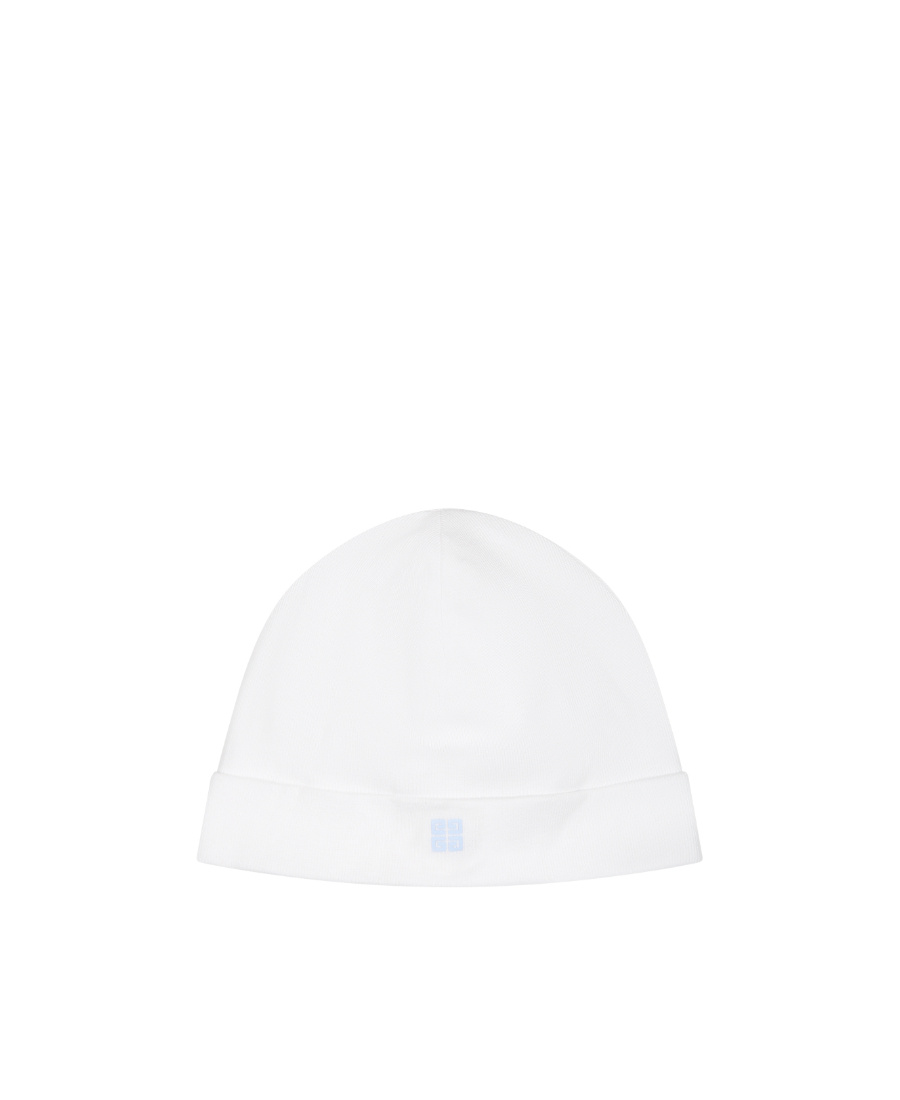 Givenchy 4g Ribbed-knit Pull-on Hats (pack Of Two) In White